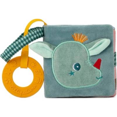 Lilliputiens Мека мини книжка със силиконова гризалка Lilliputiens - Драконът Джо (83496)