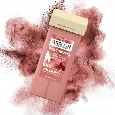 Arcocere Professional Wax Pink Titanium epilačný vosk roll-on náhradná náplň 100 ml