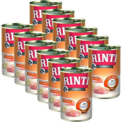 RINTI Консерва RINTI SENSIBLE пиле + ориз 12 x 400 г