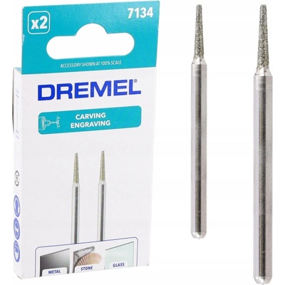 Dremel 7134 fréza diamantová 2,0mm/2 ks – Hledejceny.cz
