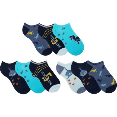 WILD dětské barevné kotníkové ponožky TRENDY SOCKS náhodný mix