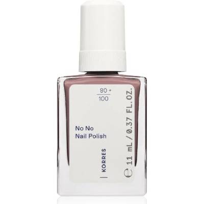 Korres No No Nail Polish pečující lak na nehty odstín 66 Prune 11 ml