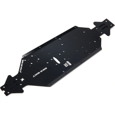 Arrma šasi hliníkové CNC 7075 T6 SWB černé
