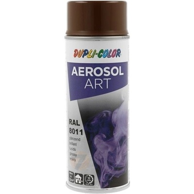 Motip Dupli Color ART farba v spreji 400 ml RAL 8011 oriešková hnedá lesklá