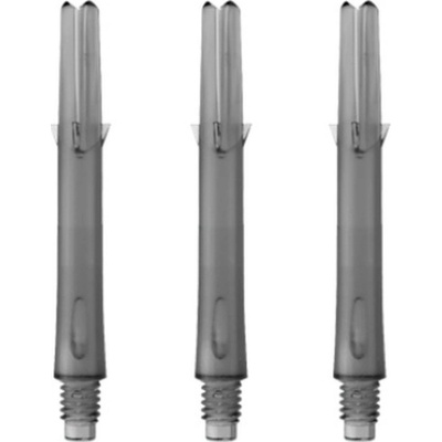 L-style Straight 190, priehľadné čierne, krátke, 19mm