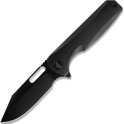 Ameight Knives Preyert-3.23 14C28N Black G10 handle,steel clip