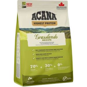 ACANA ACANA Highest protein Grasslands храна за кучета, гранули, 2kg