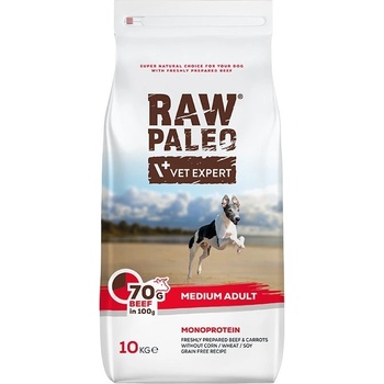 Vetexpert RAW PALEO BEEF Puppy Medium 10 KG