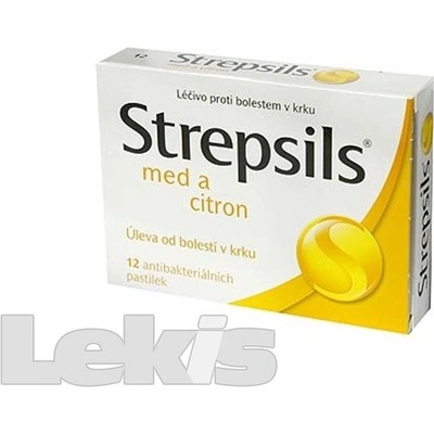 Strepsils Med a Citrón pas.ord.12