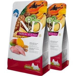 FARMINA N&D dog TROPICAL SELECTION (AG) adult mini, chicken 2 x 5 кг