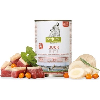 Isegrim Dog Adult Duck with Parsnip Sea Buckthorn & Wild Herbs 6 x 800 g