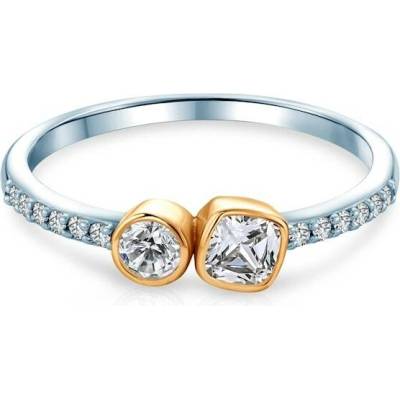 Savicki Prsteň Eterniàle pozlátené striebro zirkóny B P P0812 00182 925 ZB