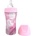 Twistshake Бебешко шише Twistshake - Мраморно розово, неръждаема стомана, 330 ml (78556)