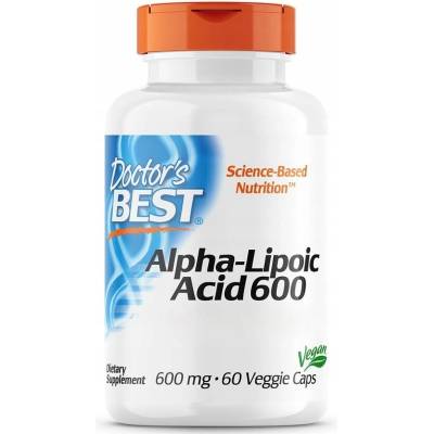 Doctor’s best kyselina alfa-lipoová 600 mg 60 vegetariánskych kapsúl