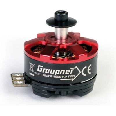 GRAUPNER ULTRA PRO 2206 1600 KV brushless motor s pravým závitem