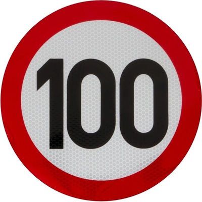 Obmedzenie rýchlosti 100 km retroreflexné pr. 200 mm, vhodné pre SK