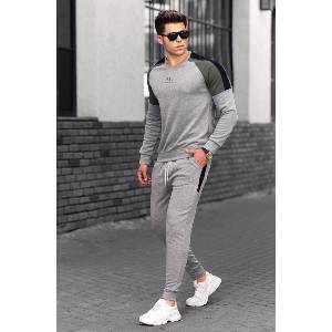 Madmext Мъжки спортен екип 4670 - Сив 289215 (289215_Сив)