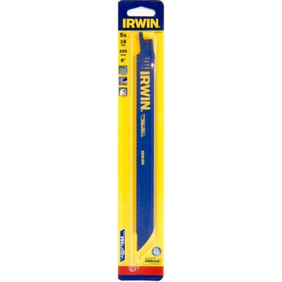 IRWIN Bimetalové listy do Ocasek 818R 200mm 18 TPI, 5 ks