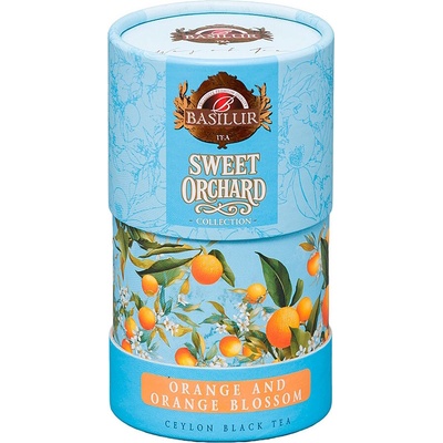BASILUR Sweet orchard orange & orange blossom černý čaj 75 g