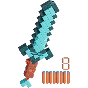 Hasbro Бластер 2 в 1 Nerf Minecraft - Diamond, с 8 стрели (G1437)