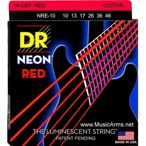 DR Strings NRE-10 Neon Струни за електрическа китара (NRE-10)