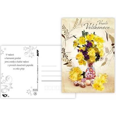 MFP paper s.r.o. Velikonoční pohlednice Veselé Velikonoce č.4