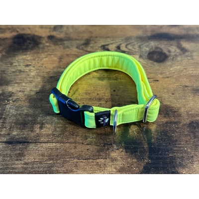 Muarel Softsheelový textilní obojek neon