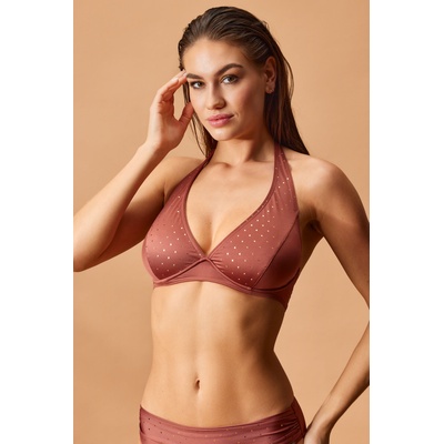 Astratex Горнище на бански костюм Glitter Brown II (BorneoGlitBrown)