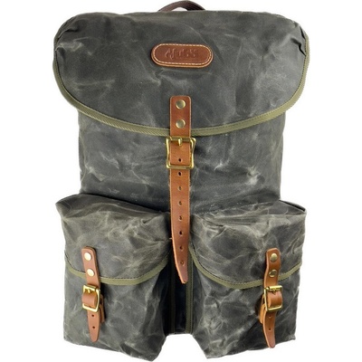 JUBÖ Batoh Bushcraft VANDRÁK Waxed 45l zelený