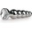 EasyToys Metal Butt Plug 150CLR Anal Jewelry Silver/Transparent