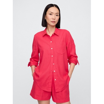 GAP Ленена риза Easy Shirt GAP GAP | Rozov | ЖЕНИ | XXS