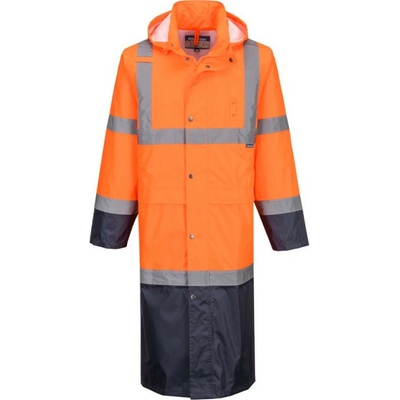 Portwest Plášť H446 Hi-Vis Contrast Raincoat reflexní žltá/čierna