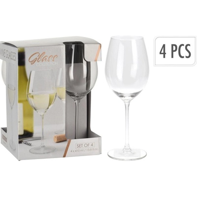Kinekus Sklenice na bílé víno sada 4 x 410 ml