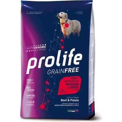 Prolife Dog Prolife Grain Free Говеждо и картофи - 10 кг