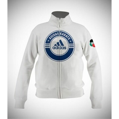 adidas WKF Karate mikina Biela