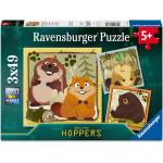 Ravensburger - Puzzle 3x49 To jump into the wild - 40 - 99 piese