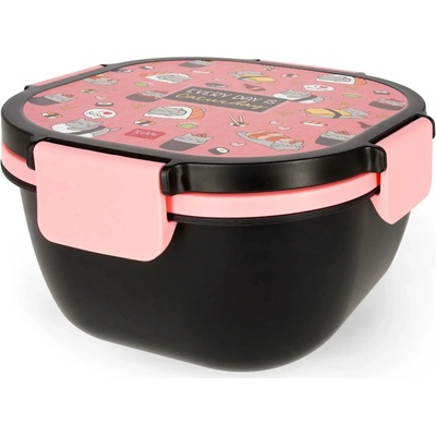 Legami Lunch Box Sushi Cat 1700 ml uni
