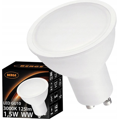 BERGE LED žiarovka GU10 1,5W 125Lm teplá biela