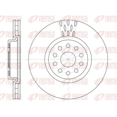 Brzdový kotouč REMSA 6563.10