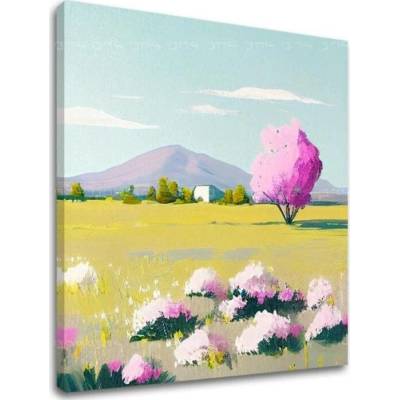 Krajinka na plátne Letná rozprávka - 50x50 cm