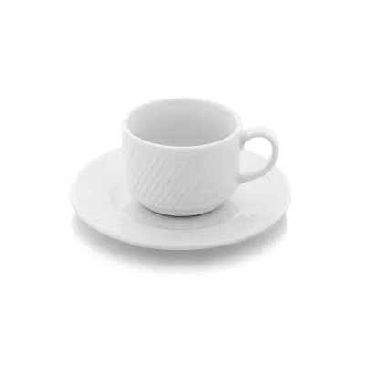 Gural Porselen - Panama Чаша с чинийка за кафе 90ml. (PAN 290 KFT) (0180316)