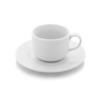 Gural Porselen - Panama Чаша с чинийка за кафе 90ml. (PAN 290 KFT) (0180316)