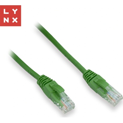 Lynx CS LX-UTP5E-020-GREEN UTP patch Cat5e PVC CCA 2m zelený