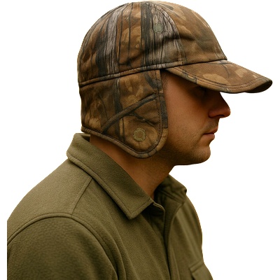 Без Марка Шапка с Козирка и Ушанки Камуфлажна (07420002)