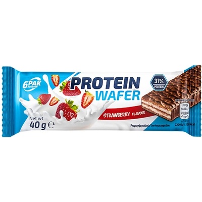 6PAK Nutrition Protein Wafer [40 грама] Ягода
