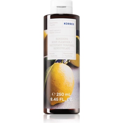 KORRES Basil Lemon освежаващ душ гел 250ml