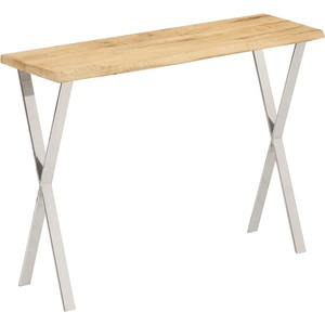 vidaXL Конзолна маса с жив ръб 105x33x76 см масивно мангово дърво (372764)