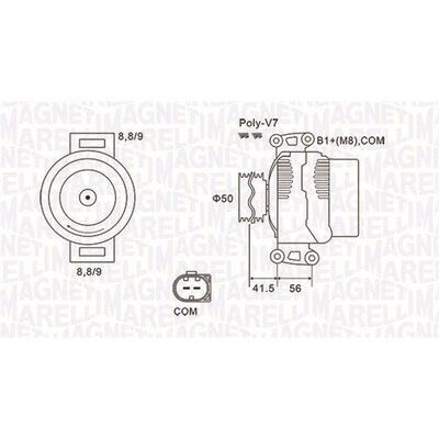 Generátor MAGNETI MARELLI 063732108010