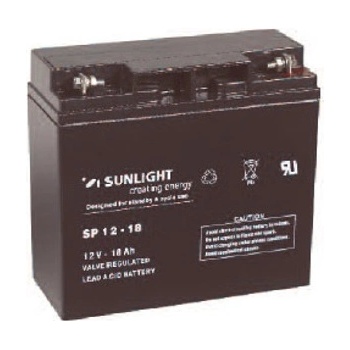 Sunlight Акумулаторна батерия Sunlight SP 12-18, VRLA, 12V, 18Ah, F2 конектори