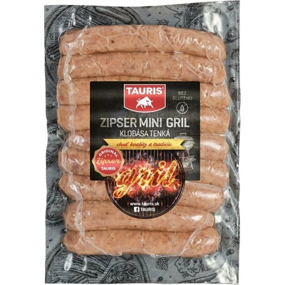 Tauris Klobása zipser gril tenká Mini 220 g